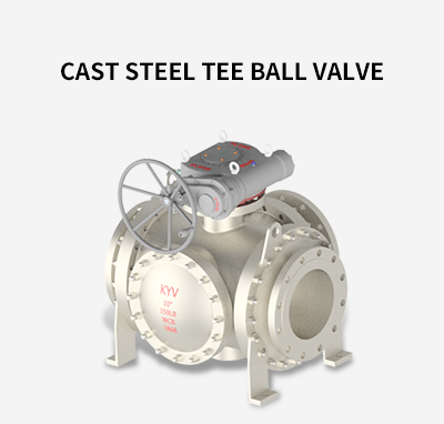 CAST STEEL TEE BALL VALVE
