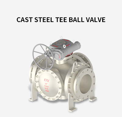 CAST STEEL TEE BALL VALVE
